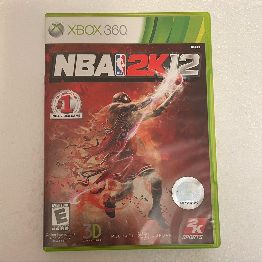 EUC NBA 2K12 Xbox 360 Game 3D Compatible Awesome Experience for basketball fans
